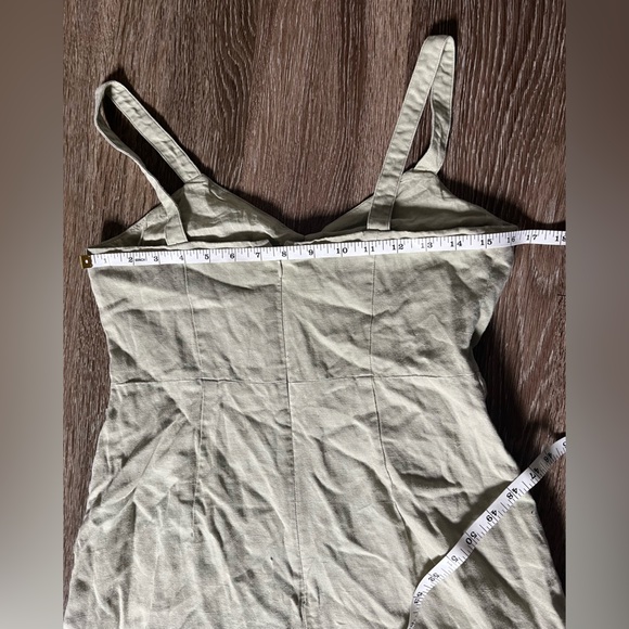 Club Monaco size 2 green wide leg jumpsuit - Picture 8 of 12